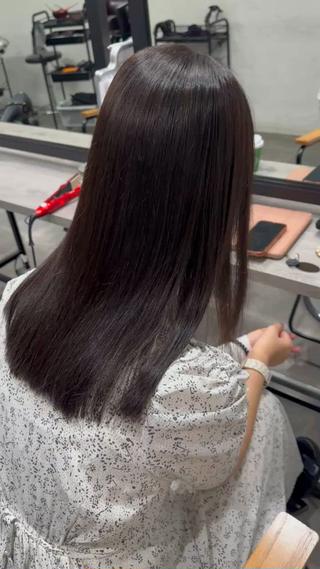 ロング 韓国ヘア/髪質改善/ レイヤー/あおし🐼のヘアスタイル