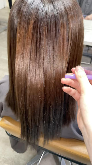 乾かしただけでツヤサラに 