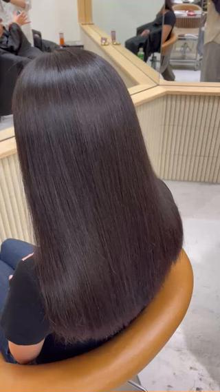 ストレートパーマ　縮毛矯正 