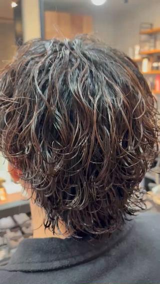 メンズ men's salon gaudi梅田茶屋町店所属・青木星翔 /メンズパーマのヘアスタイル
