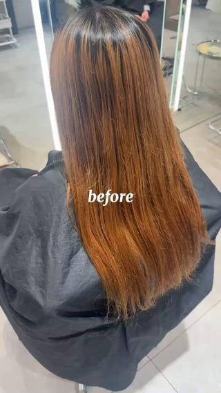 ロング カラー 松岡 和香のヘアスタイル