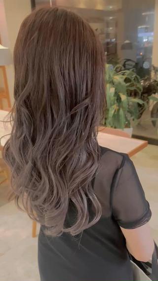ロング hoNua. 栄/透明感カラーのヘアスタイル