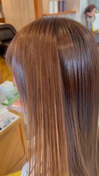 髪質改善カラー 