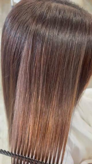 髪質改善カラー 