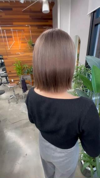 ショート カラー LITA hair所属・鄭 弘志のヘアスタイル