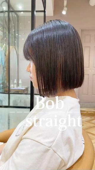 ショート 💎巻ける縮毛矯正/ 艶髪💎石渕智也のヘアスタイル