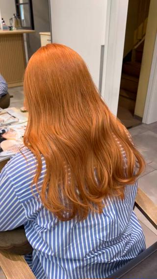 ロング カラー 🌞レイヤー×カラー 前川那津美🌞のヘアスタイル