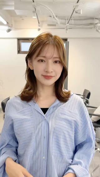 ミディアム カラー 池袋/レイヤー/ 顔まわり/taigaのヘアスタイル