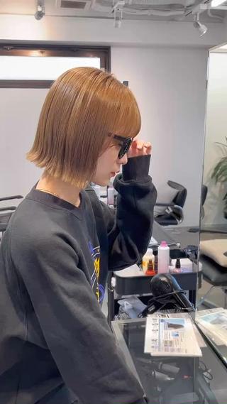 ショート カラー 池袋ボブ/美髪 縮毛矯正taigaのヘアスタイル