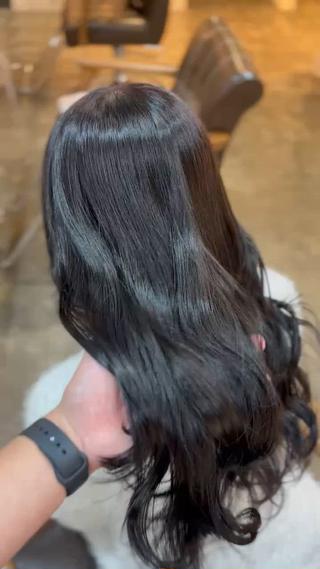 ロング カラー カラーモデル/ 川野秀真のヘアスタイル