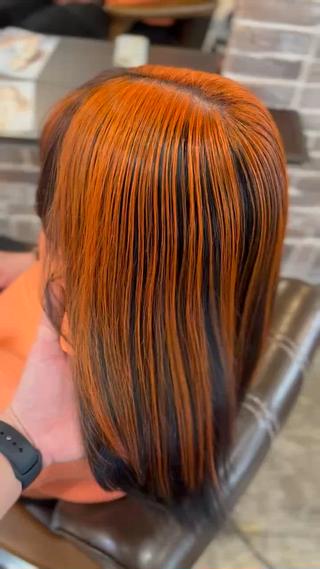 カラー ブリーチ/縮毛矯正/ 川野秀真のヘアスタイル