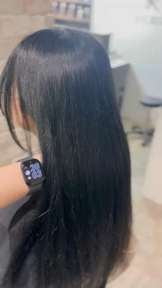 ロング カラー ブリーチ/縮毛矯正/ 川野秀真のヘアスタイル