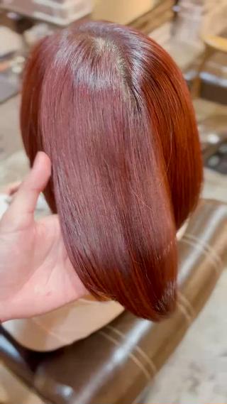 カラー ブリーチ/縮毛矯正/ 川野秀真のヘアスタイル