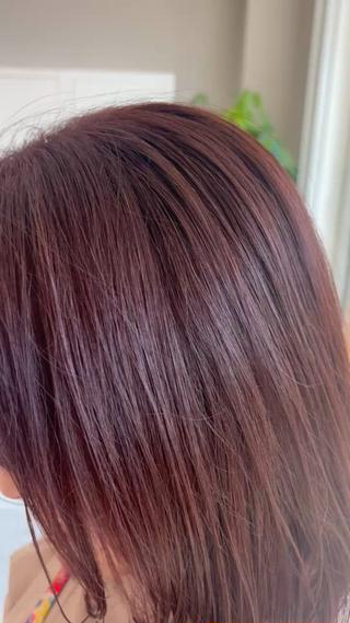 透明感あふれるイルミナカラーによる
ピンクラベンダーです！ 