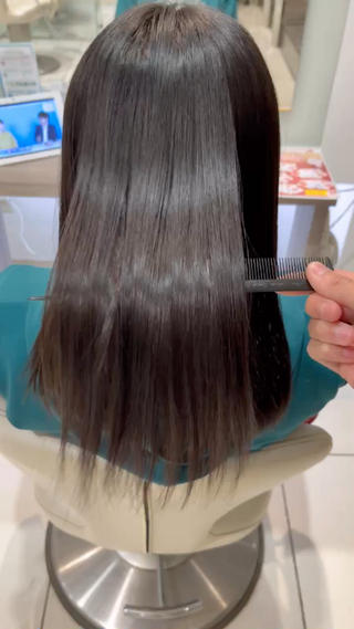 セミロング カラー ヘアアレンジ Lupinus所属・【艶カラー】石山拓人 /ブリーチのヘアスタイル