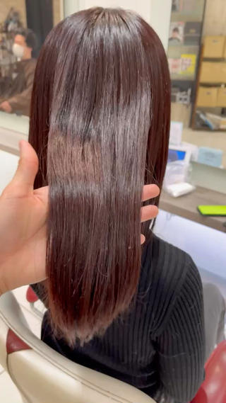 ミディアム カラー ヘアアレンジ Lupinus所属・【艶カラー】石山拓人 /ブリーチのヘアスタイル