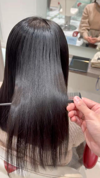 セミロング ヘアアレンジ Lupinus所属・【艶カラー】石山拓人 /ブリーチのヘアスタイル