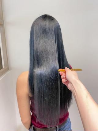 ブルーグレー♡＋トリートメント追加 