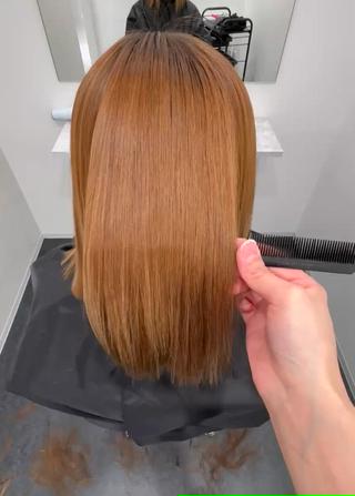 ミディアム AI KIのヘアスタイル