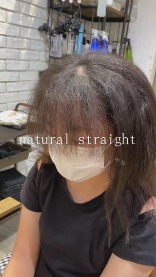 セミロング カラー パーマ メンズ Keshiki大名 安部 真輝のヘアスタイル