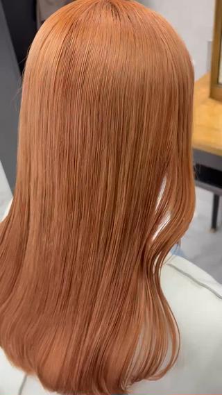 ロング カラー ハイトーン/韓国風/ 艶髪/吉祥寺のヘアスタイル