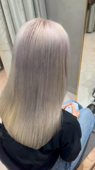 ロング カラー ハイトーン/韓国風/ 艶髪/吉祥寺のヘアスタイル