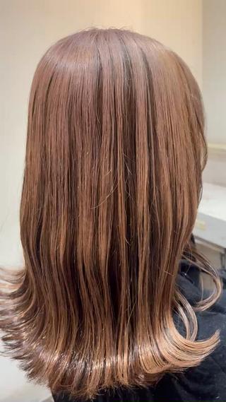 セミロング カラー ハイトーン/韓国風/ 艶髪/吉祥寺のヘアスタイル