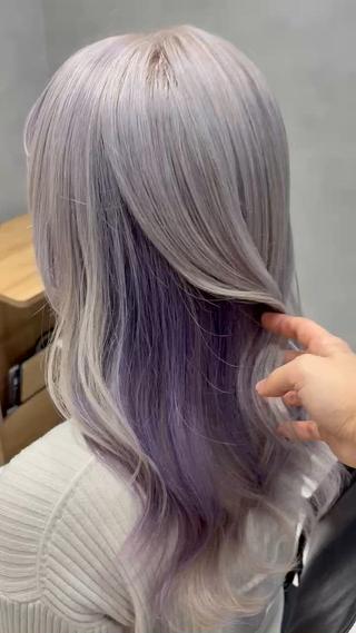 ロング カラー ハイトーン/韓国風/ 艶髪/吉祥寺のヘアスタイル