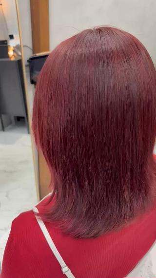 セミロング カラー ハイトーン/韓国風/ 艶髪/吉祥寺のヘアスタイル