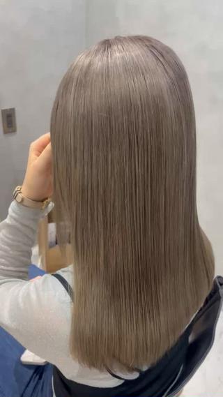 ロング カラー ハイトーン/韓国風/ 艶髪/吉祥寺のヘアスタイル