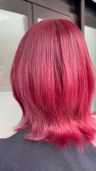 セミロング カラー ハイトーン/韓国風/ 艶髪/吉祥寺のヘアスタイル