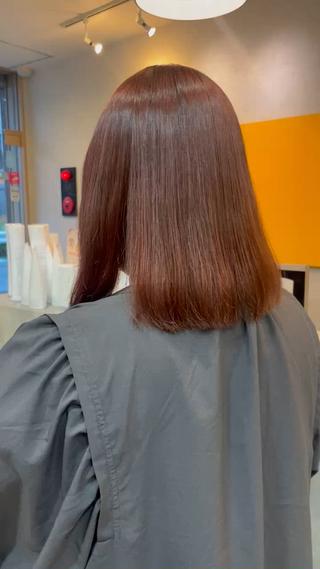 艶々レッドブラウンカラー️ 