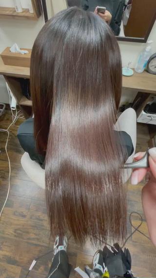 #ベージュ#アッシュ#アッシュベージュ#グレージュ#暗髪#艶カラー#透明感#シアーカラー#ブリーチ無し#ピンクベージュ#インナー#インナーカラー#髪質改善#新宿#新宿三丁目 