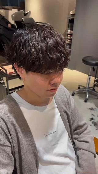 波巻きスパイラルパーマ 