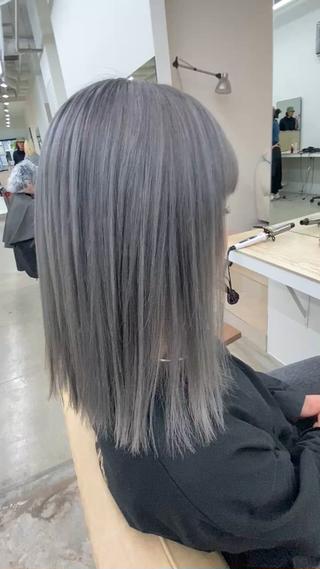 ミディアム BOB🌟ハイトーン /ブリーチ/TAKUのヘアスタイル