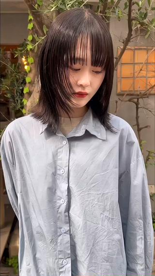 ミディアム AI TOKYO　S所属・mizuki 【韓国レイヤー】のヘアスタイル
