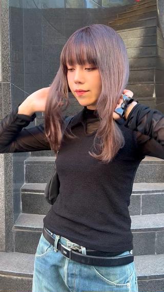 ロング AI TOKYO　S所属・mizuki 【韓国レイヤー】のヘアスタイル