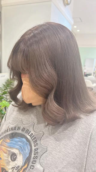 セミロング AI TOKYO S所属・mizuki 【韓国レイヤー】のヘアスタイル