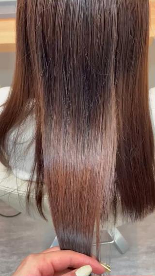 ロング 柏田 かりんのヘアスタイル