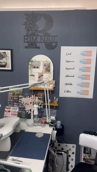 ネイルコーナーはこんな感じです 