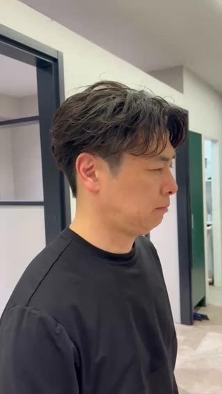 パーマ メンズ 平日モデル価格あり メンズ人気/水橋柊太のヘアスタイル