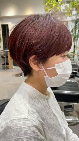 ショート カラー 表参道【髪質改善】 宮嶋勇太のヘアスタイル