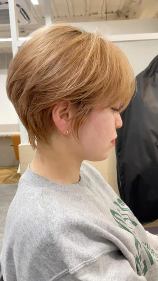 ハンサムなショートボブ 