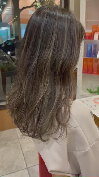 アッシュグレーハイライト◡̈⃝︎ 