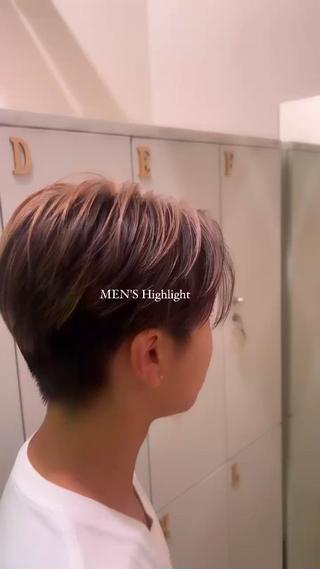 ショート ハイトーンカラー/エ クステ/デザインのヘアスタイル