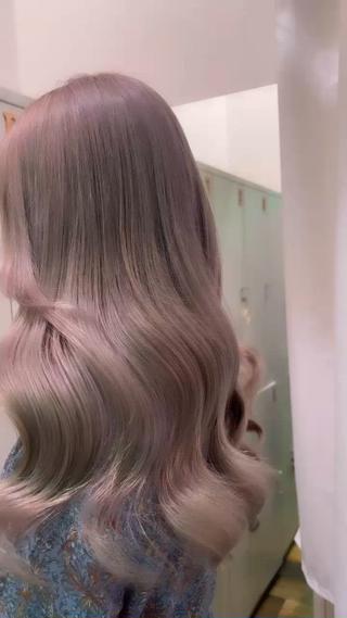 ロング カラー ハイトーンカラー/エ クステ/デザインのヘアスタイル