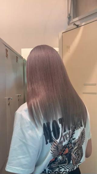 ロング カラー ハイトーンカラー/エ クステ/デザインのヘアスタイル