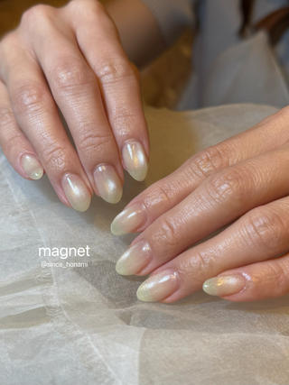 +¥1,100でマグネットに変更可能です #マグネットネイル #うるうるネイル 