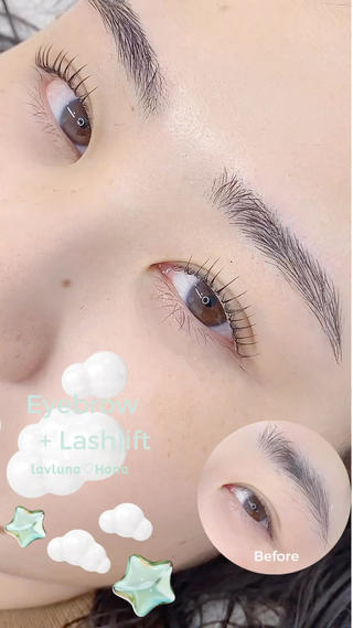 アイブロウ 大石はな / lavlunaのマツエク・マツパデザイン