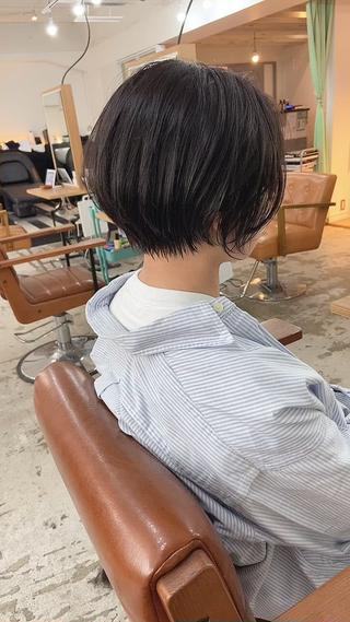 乾かしてバームで仕上がるこだわりのカットです 